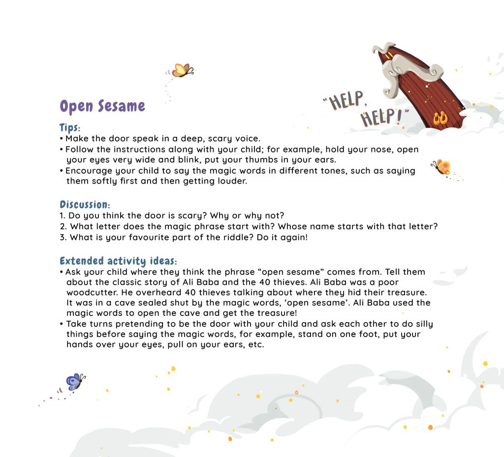 Parent Guide for Open Sesame