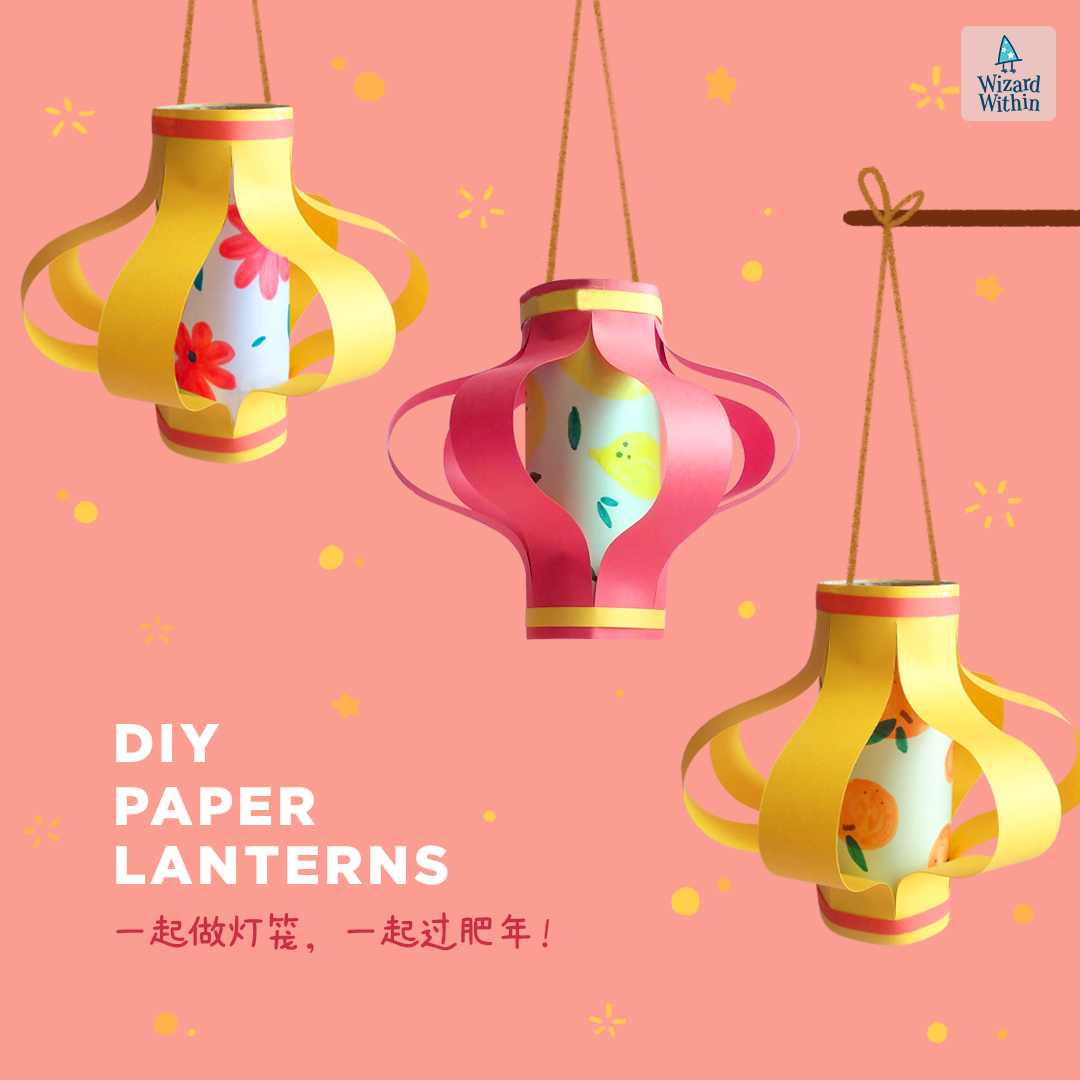 How to Make Easy Paper Lanterns (Japan) - Inner Child Fun