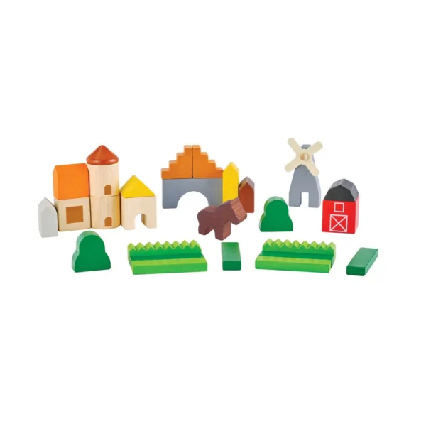 Goodnight Bedtime Storybooks 3-in-1 Box Set and PlanToys Country Blocks - Image 9