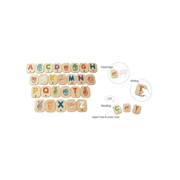 PlanToys Hand Sign Alphabet A-Z - Image 3
