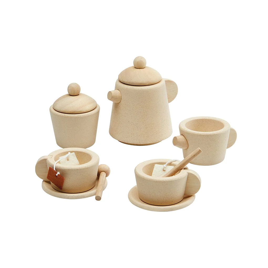 Knockety, Knockety Knock! Storybook and PlanToys Tea Set - Image 8