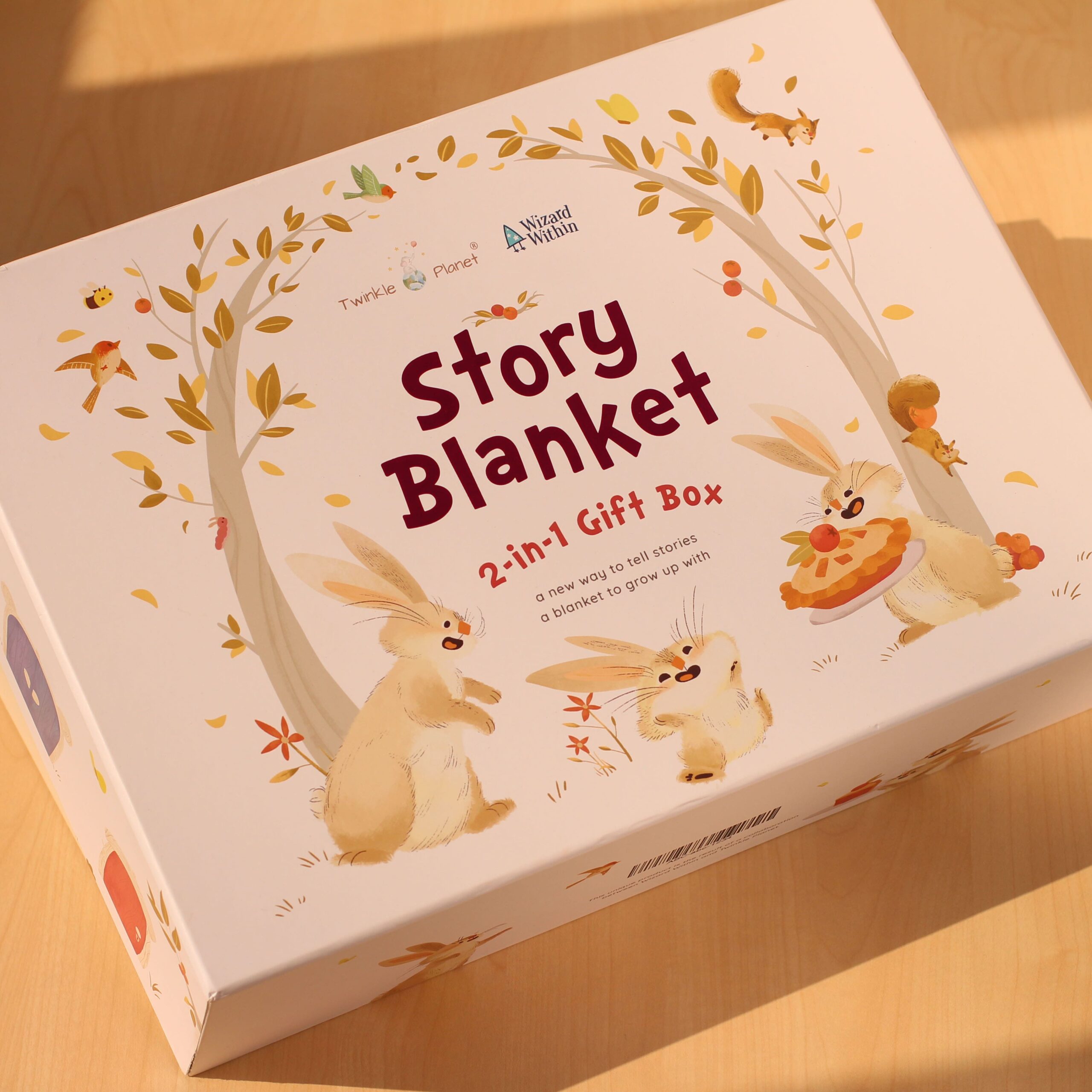 Organic Cotton Magical Bedtime Story Blanket (Twinkle Planet X Wizard Within)