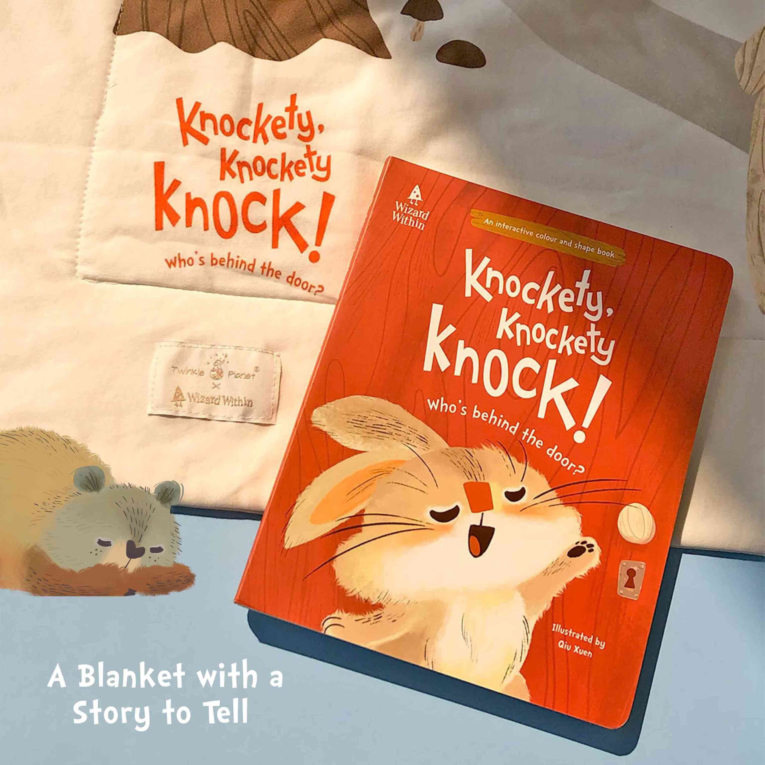 Organic Cotton Magical Bedtime Story Blanket (Twinkle Planet X Wizard Within) - Image 2